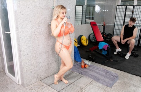 blonde huge boobs break in hot sex images